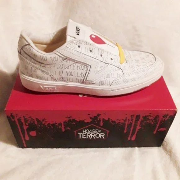 VANS Limited Edition House of Terror Pennywise Shoes From The Movie IT